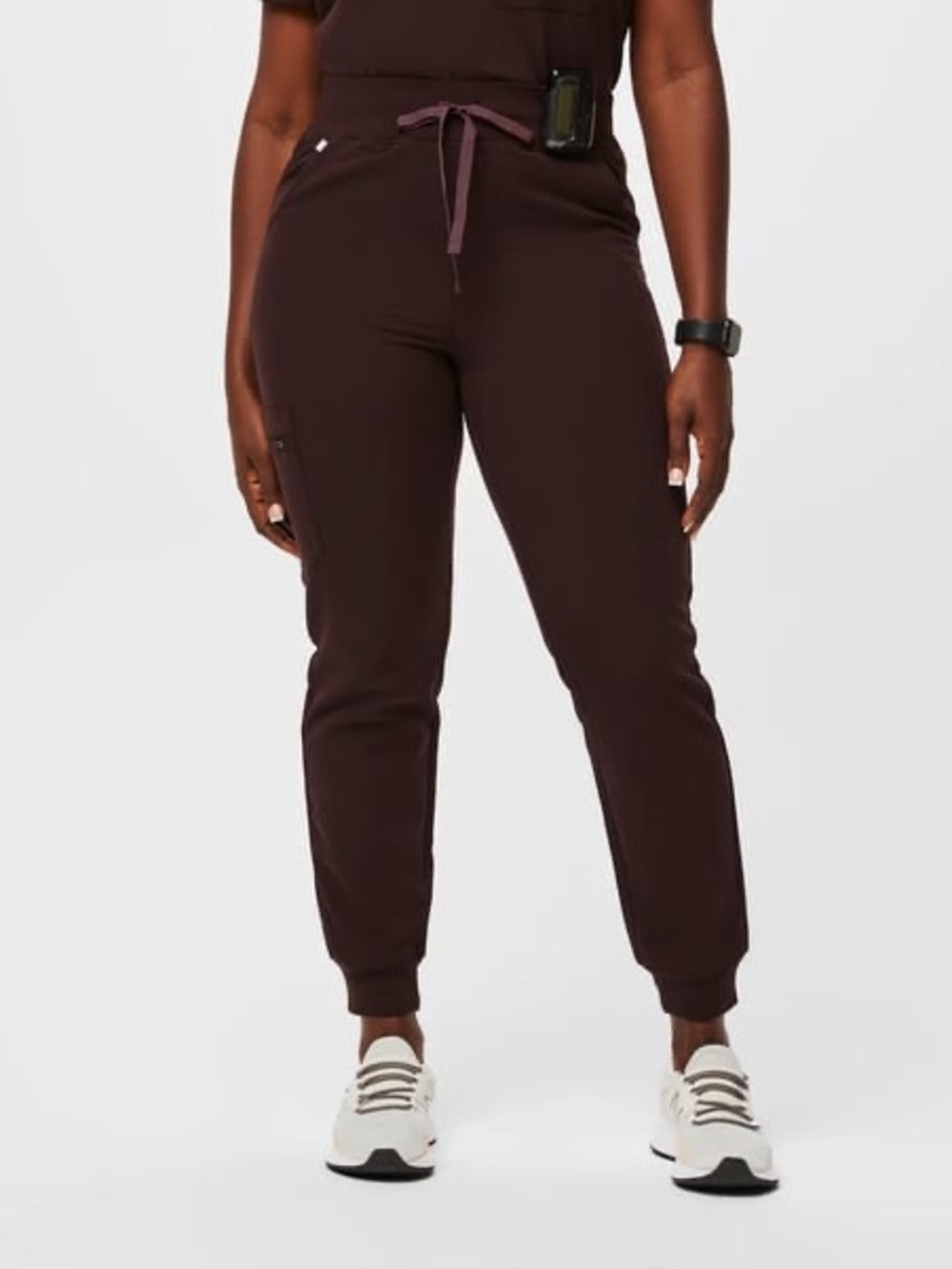 Figs Espresso High Waisted Zamora Jogger